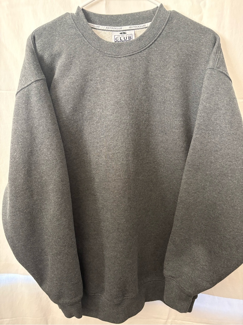 Club Brand Men's Heather Gray Crewneck Sweatshirt